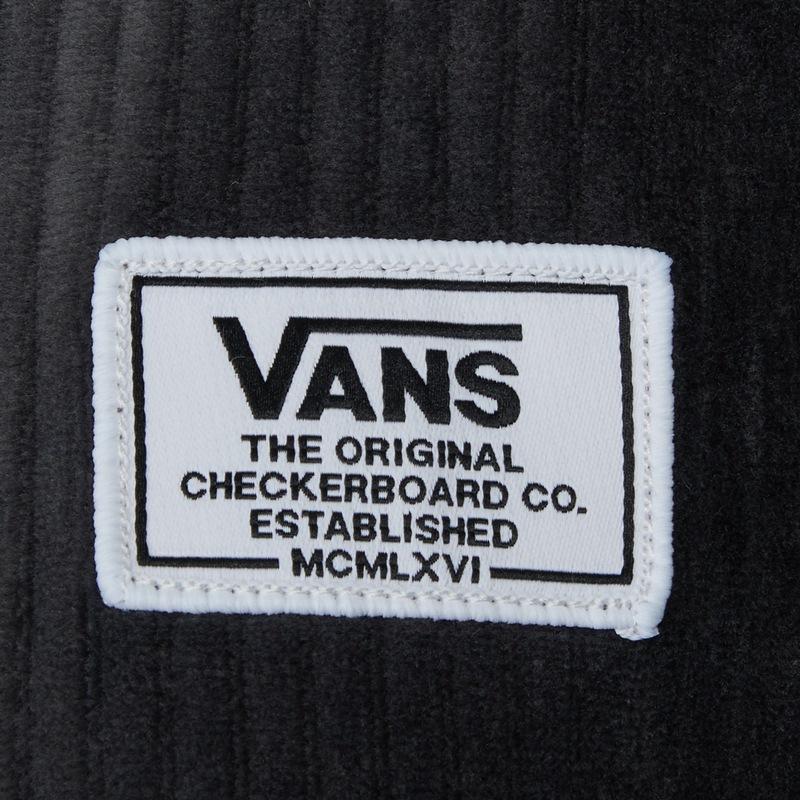 Vans Patchwork Long-Sleeve Hoodie Women Tops Space-Black Grey VN0A5F6F1O7