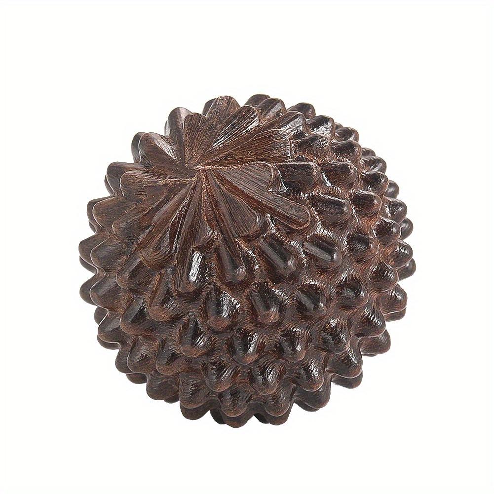 1pc Wooden Hand Massage Ball for Relax - Ideal for Yoga, Meditation & Enhanced Focus, Durable Wood Construction, Handheld Relaxation Tool