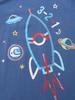 Boys' European and American Style Rocket Print Long-Sleeve T-shirt - Round Neck Pullover, Fall Collection 26.