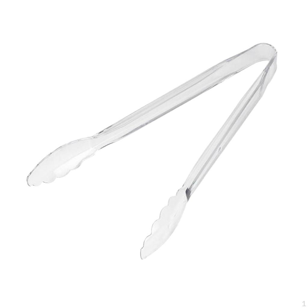 Brotklemme Lebensmittelzange Transparent Haushaltsgrill Acryl Kalte Speisen Restaurants Frittieren