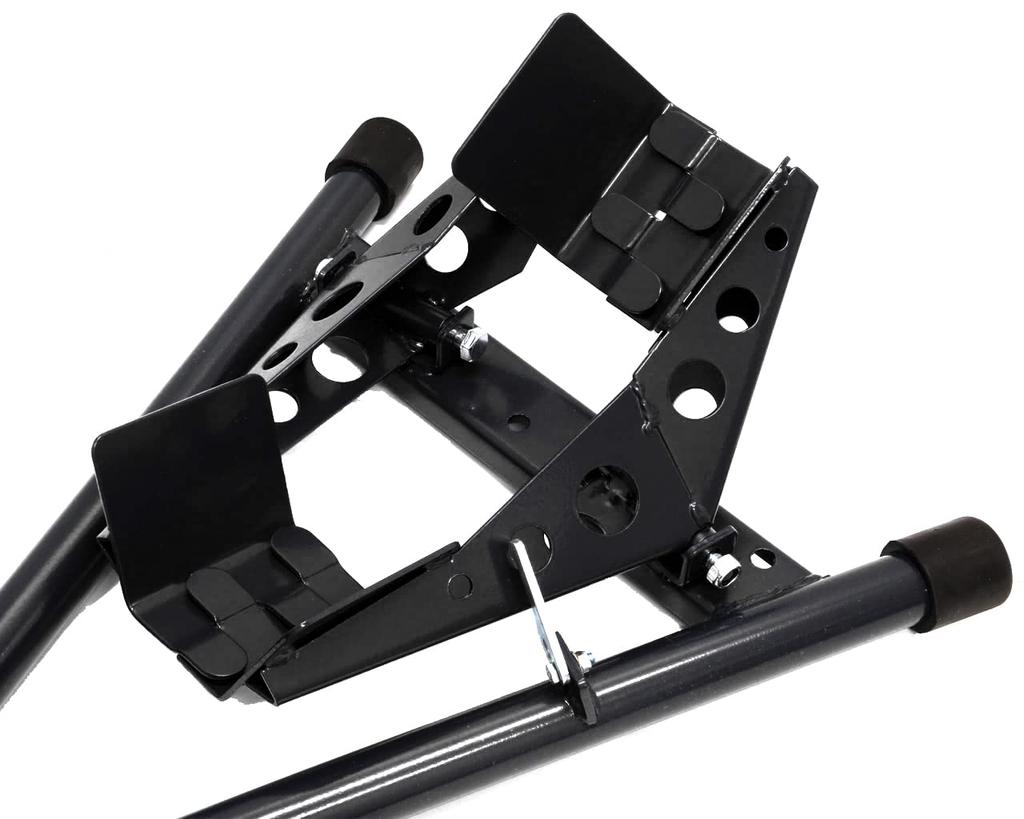 Toolsisland Bike Stand for Front Tire Fixation Front Wheel Clamp 16 Inches To 18 Inches (Black) TD7021-B