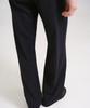 SSIN AND LEE Nocturnal Wide Pleated Wool Slacks Navy