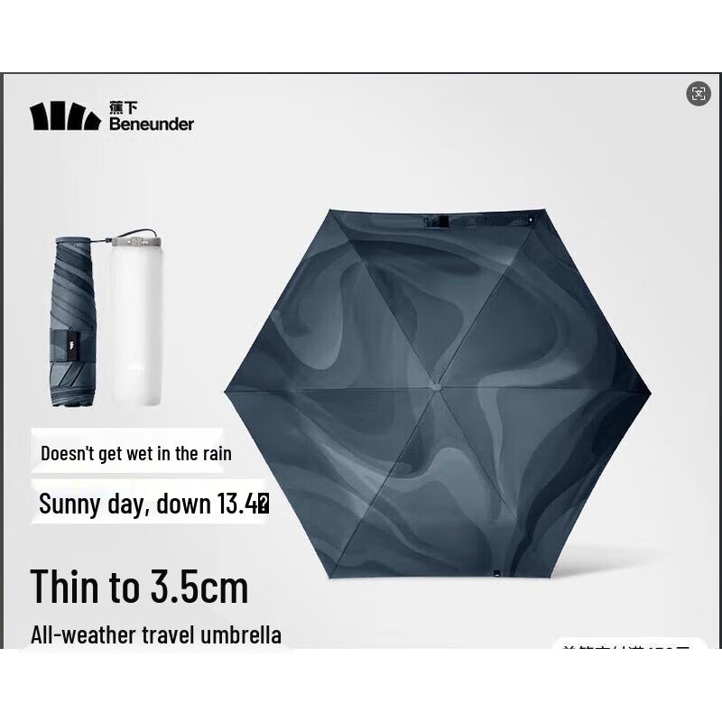 Beneunder DT396 Three-fold Fully Automatic Sun/Rain Umbrella