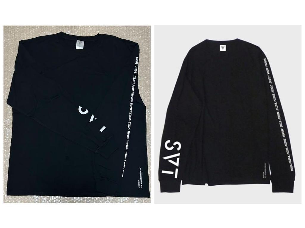 [USED] Long Sleeve T-Shirt XL SEVENTEEN SVT Goods