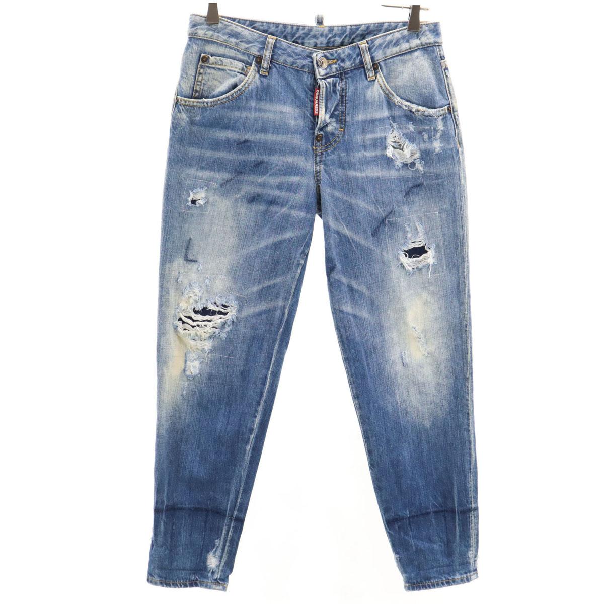 

DSQUARED2 made in Italy Damage processing Long pants 36 jeans Men s Used