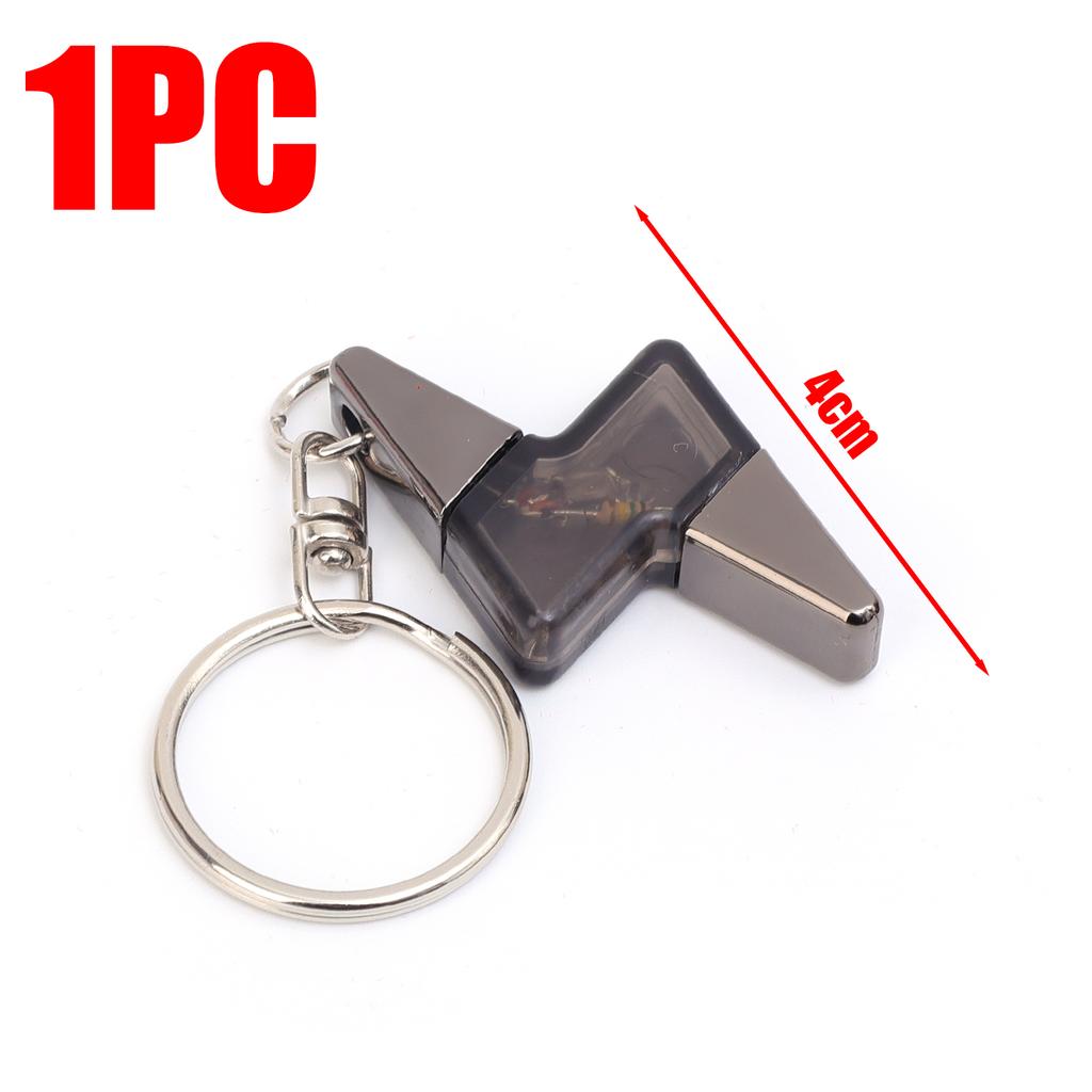 Car Static Eliminator Keychain Bullet Head Rocket Lightning Shaped Anti Static Keychain Decorative Pendant Electrostatic Release