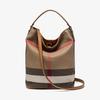 Premium Contrasting Color Bucket Bag Women'S Autumn And Winter Retro Versatile Shoulder Bag Commuter Messenger Bag
