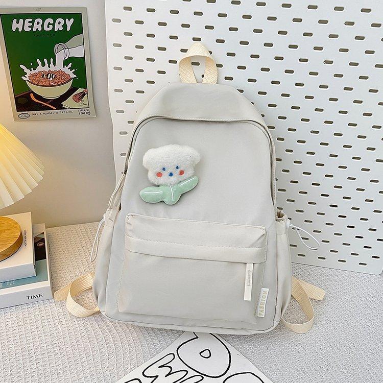 Schoolbag School Bag Girls Middle School Students High School Students College Students Simple Versatile Girl Heart Teenage Treasure Backpack Women