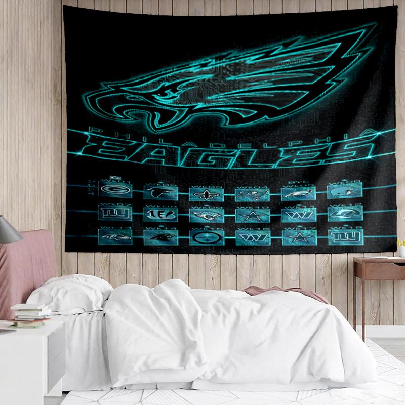 Philadelphia Eagles Tapestry Accessories Playroom Tapestry, for Bedroom,Livingroom, dormitory Room Wall Decor Fan Birthday Gifts