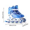 Verstellbare leuchtende Inlineskates mit leuchtenden Rollen für Kinder und Erwachsene für Mädchen und Jungen Männer und Frauen