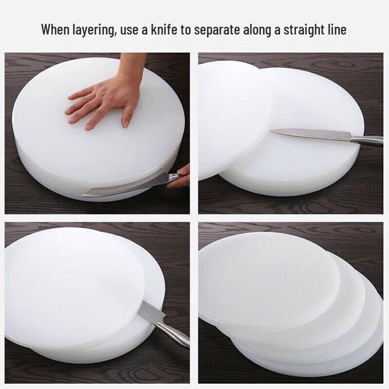 Разделочная доска Chuangfa большая белая пластиковая