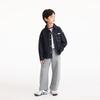 Boys' Stitching Lapel Pocket Denim Shirt