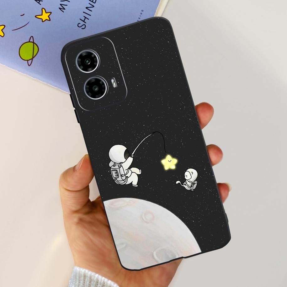 For Motorola Moto G24 Power Case 2024 New Fashion Flower Silicone Soft Back Cover For Moto G24 G34 Phone Case MotoG24 G 24 Coque