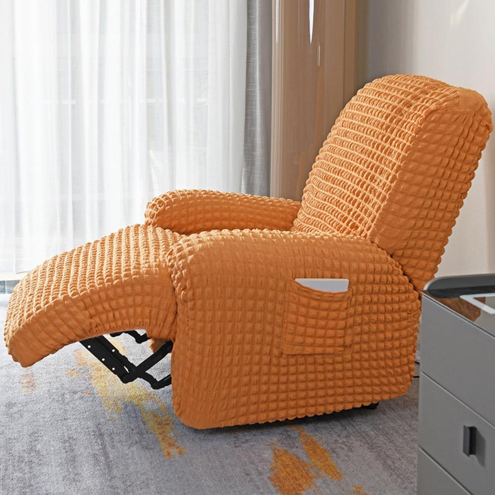 Chivas Electric Recliner Sofa Cover Stretch Full Cover with Massage Function Simple Design