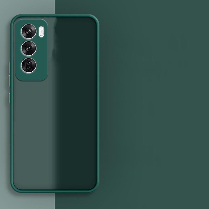 For OPPO Reno 12 Pro Case Silicone TPU Matte Cover Reno 12 Pro Case Reno 12 Pro Case Phone Protector Transparent Back Capa