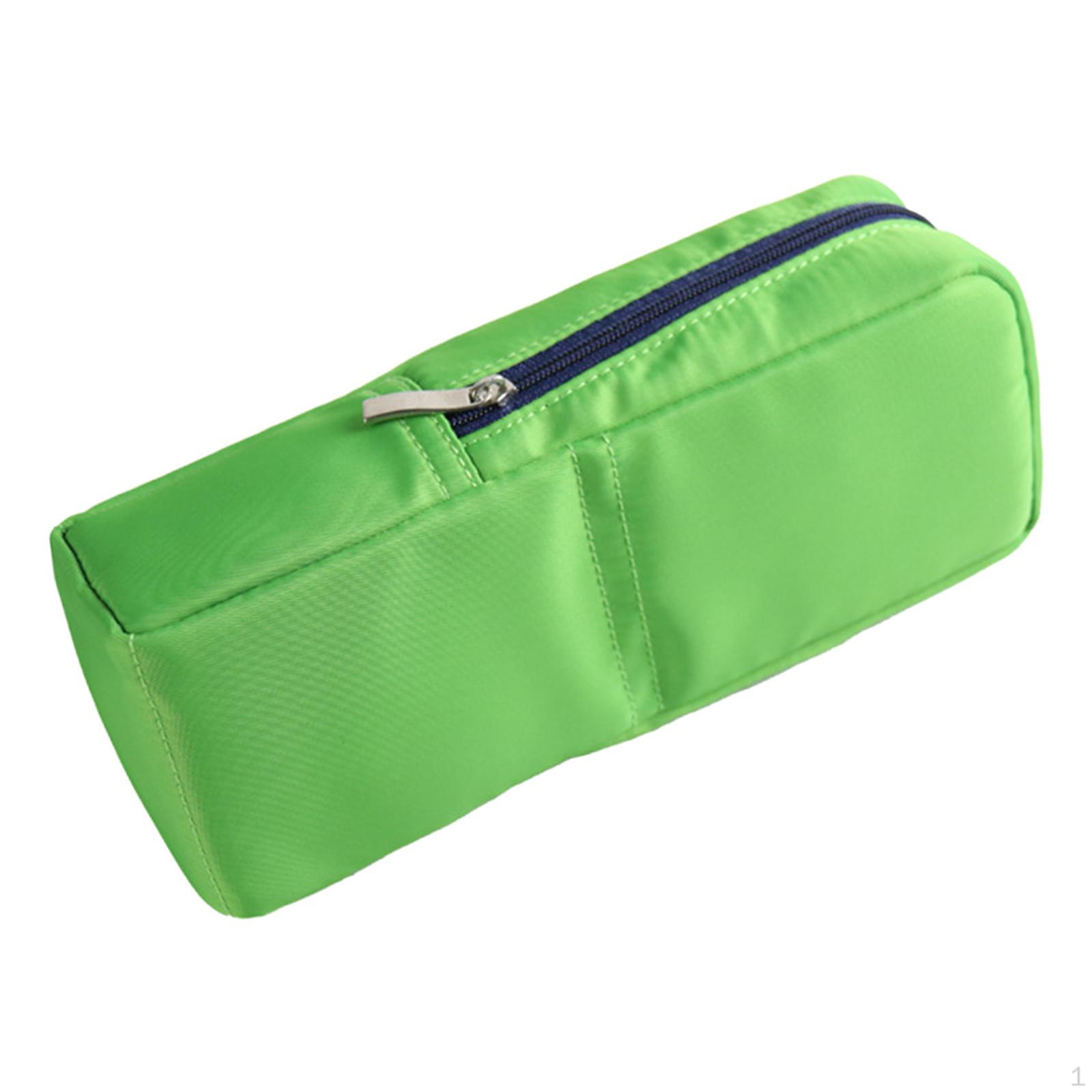 

Large Pencil Case Pen Pouch Bag Portable Stationery & Office School College зелений