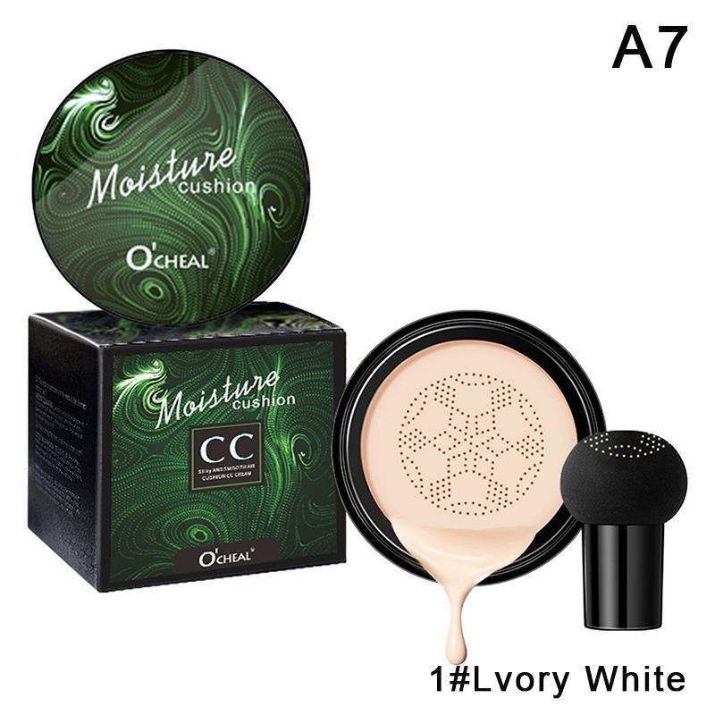 

Mushroom Head Foundation Cushion BB Cream For Face Makeup Concealer Lightweight Full Coverage Foundation Long Lasting A7