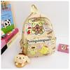 Large Capacity Primary School Schoolbag Cartoon Animation Cute Printed Boys And Girls Backpack Children'S Backpack