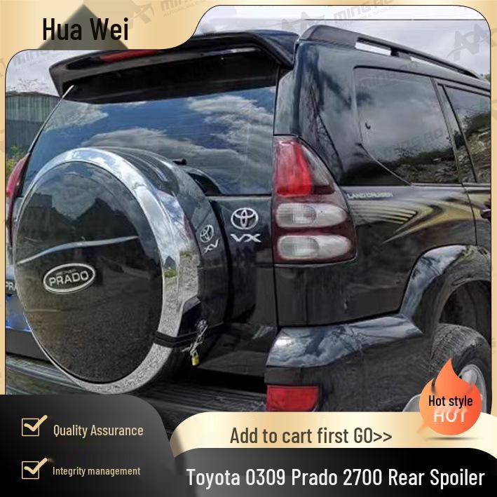 Toyota 03-09 Prado 2700 Heckspoiler - Bohrerlose Montage
