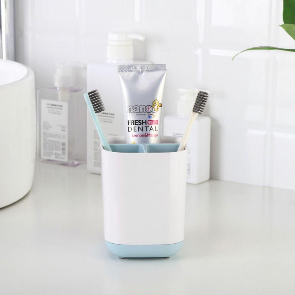 Easy Cleaning Toothpaste Holder Multi-functional Bathroom Storage Organizer Countertop