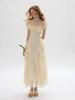 Sinseuden Lumiere Ruffle Long Dress
