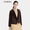 PORTS Women's Short Commuter Wool Blend Coat
