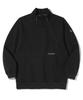 Welteoigseupelimeonteu Double Half Zip Sweatshirt_Black_Wol090