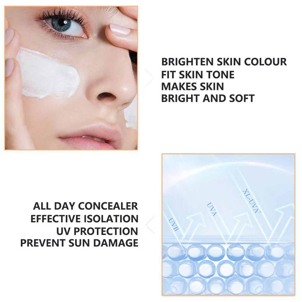 Semi-Permanent 5ml BB Cream Glow Kit Natürlich Niacinamid Sonnenschutz Foundation Concealer Feuchtigkeitsspender Make-up Hautpflege