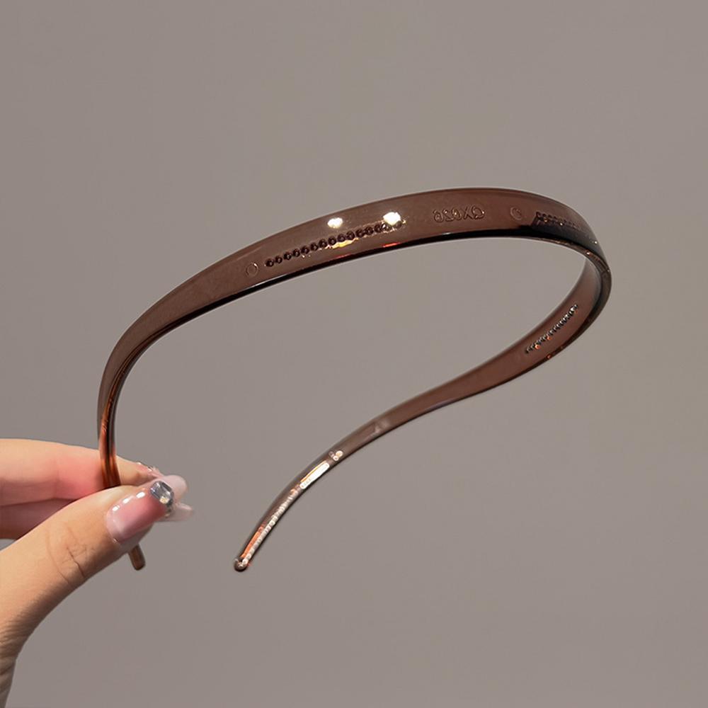 Fashion Sunglasses Shaped Headband Anti-Slip Acrylic Hairbands for Women Invisible Hair Hoops Fixed Headband Hair Accessories
