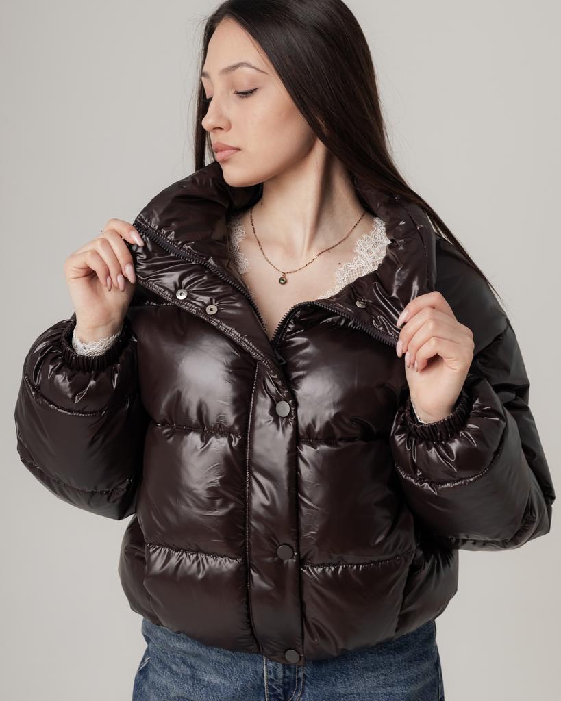 Куртка бомбер Julia 15600 42 шоколад