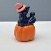 New Popular Halloween Cat Pumpkin Home Decoration Courtyard Hungry Oh Is Desktop Crafts Ornament Resin Model