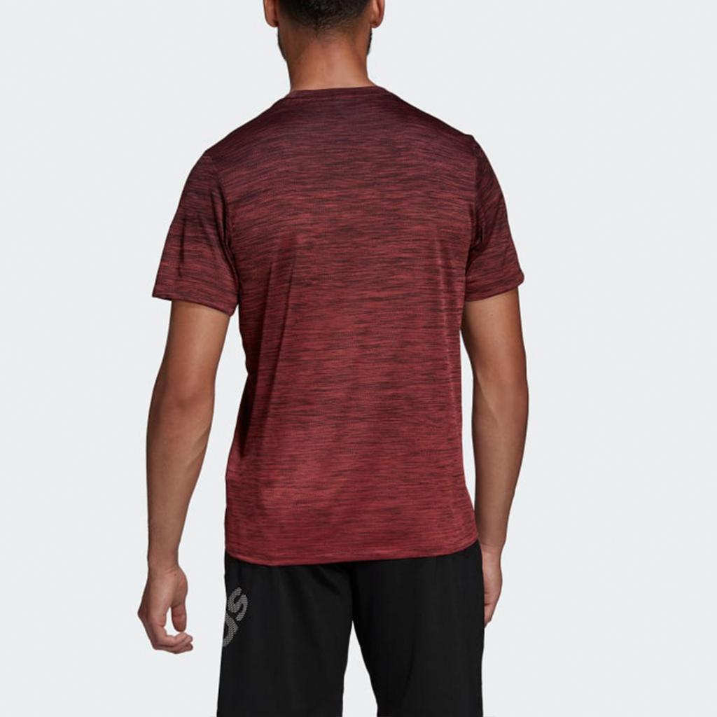 Adidas Gradient Sports Round Neck Short Sleeve T-Shirt Men Tops Red GC8411
