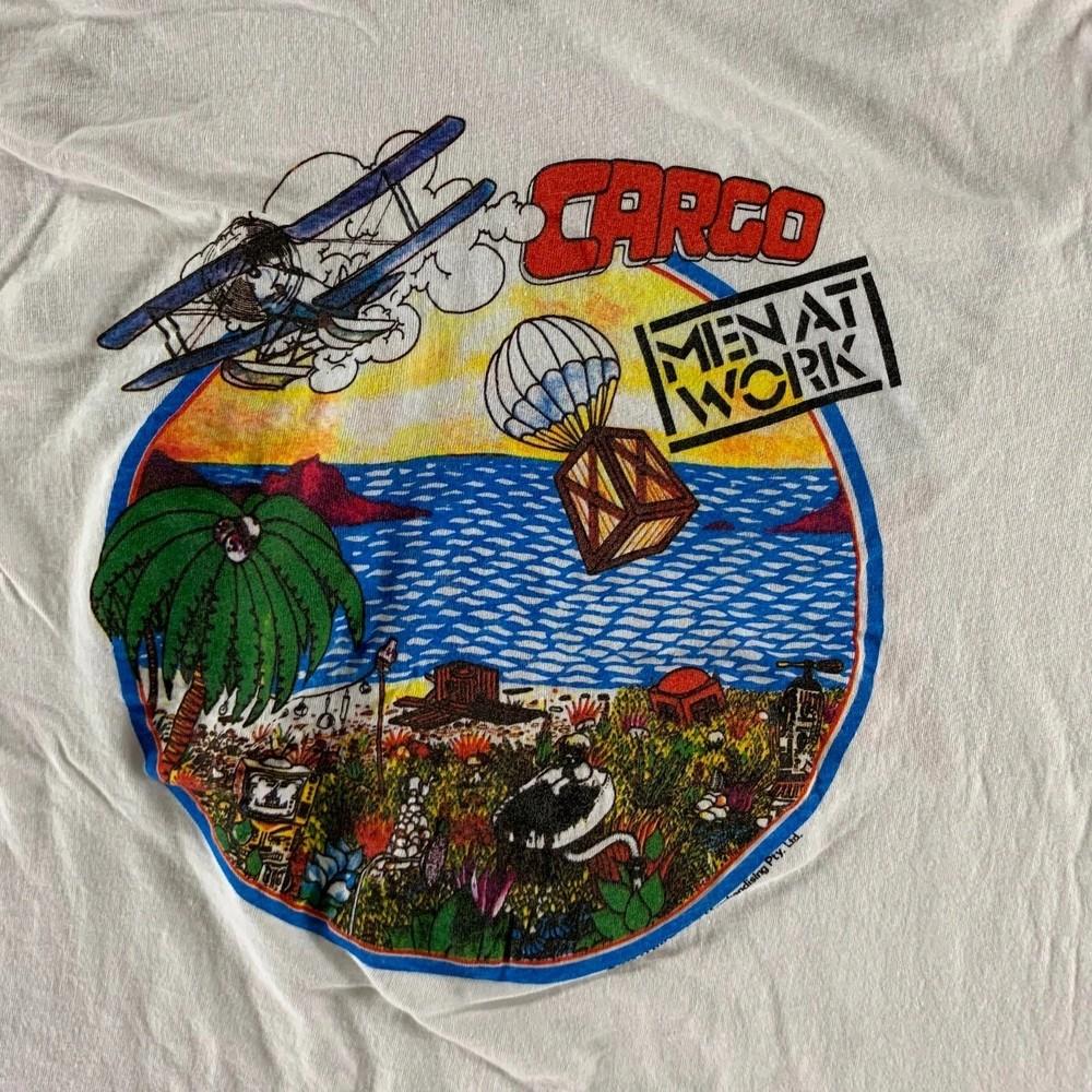 

1983 Men at Work Band Gift For Fan Full Size S to 5XL Tshirt KK377 Unisex T-Shirt S