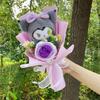 Bambole Gatto Kawaii Hello Kitty con Fiori Artificiali Bouquet Creativo Regali di Natale San Valentino Compleanno Laurea