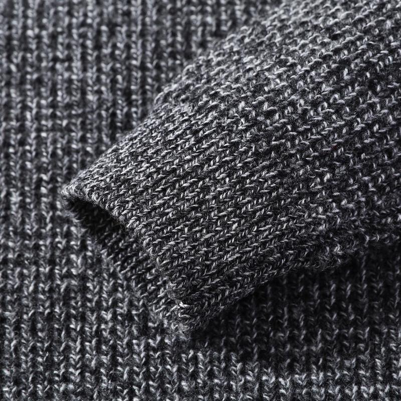 Pánský svetr Antonio ze 100% merino vlny se zesíleným kulatým výstřihem