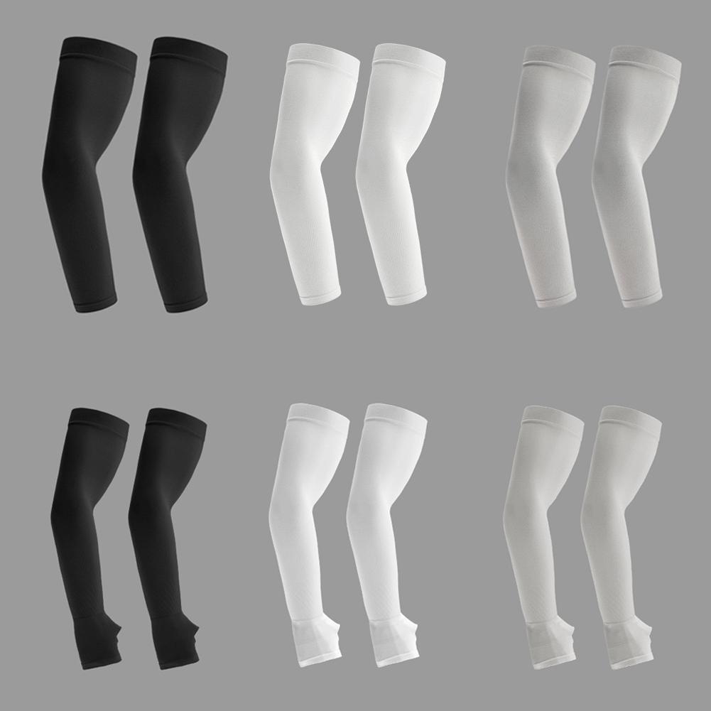 1 Paar Sommer-Sonnenschutz-Ärmel für Damen und Herren, rutschfest, atmungsaktiv, kühlend, für Outdoor-Aktivitäten, Basketball, Radfahren, Sportärmel