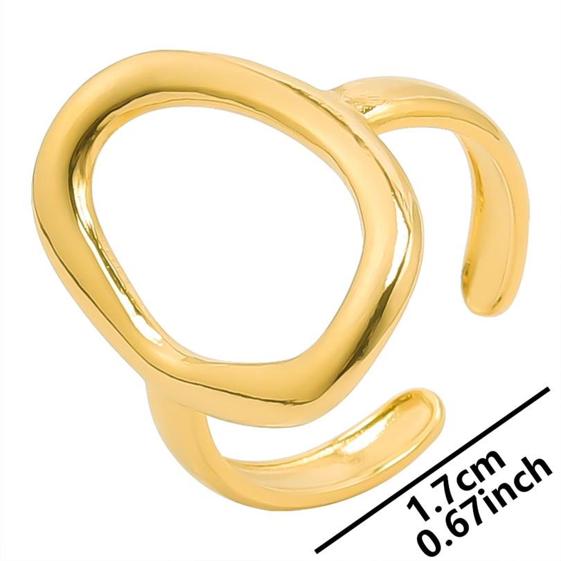 

New Design Leaf Heart Flower Open Stainless Steel Rings For Women Men Accessories Jewelry Gift Anillos Acero Inoxidable De Mujer