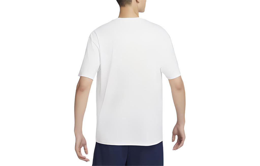 Nike T Shirts Men's White Crew Neck Moderate Straight Fit FQ4915-121