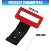 Car Window Weatherstrip Removal Tool with Flat Angled Steel Blade, Coated Grip for Trim Disassembly, Weatherstrip Lifting, Door Frame Maintenance