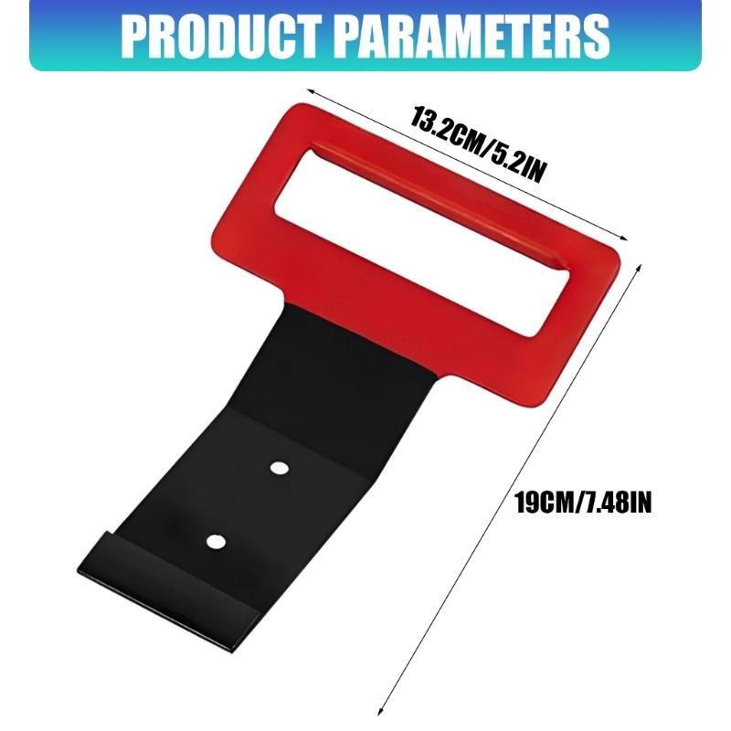 Car Window Weatherstrip Removal Tool with Flat Angled Steel Blade, Coated Grip for Trim Disassembly, Weatherstrip Lifting, Door Frame Maintenance