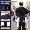 Dog Lift Harness for Large Dogs-Full Body Dog Sling Carrier with Adjustable Straps & Control Handle, Breathable Support Backpack