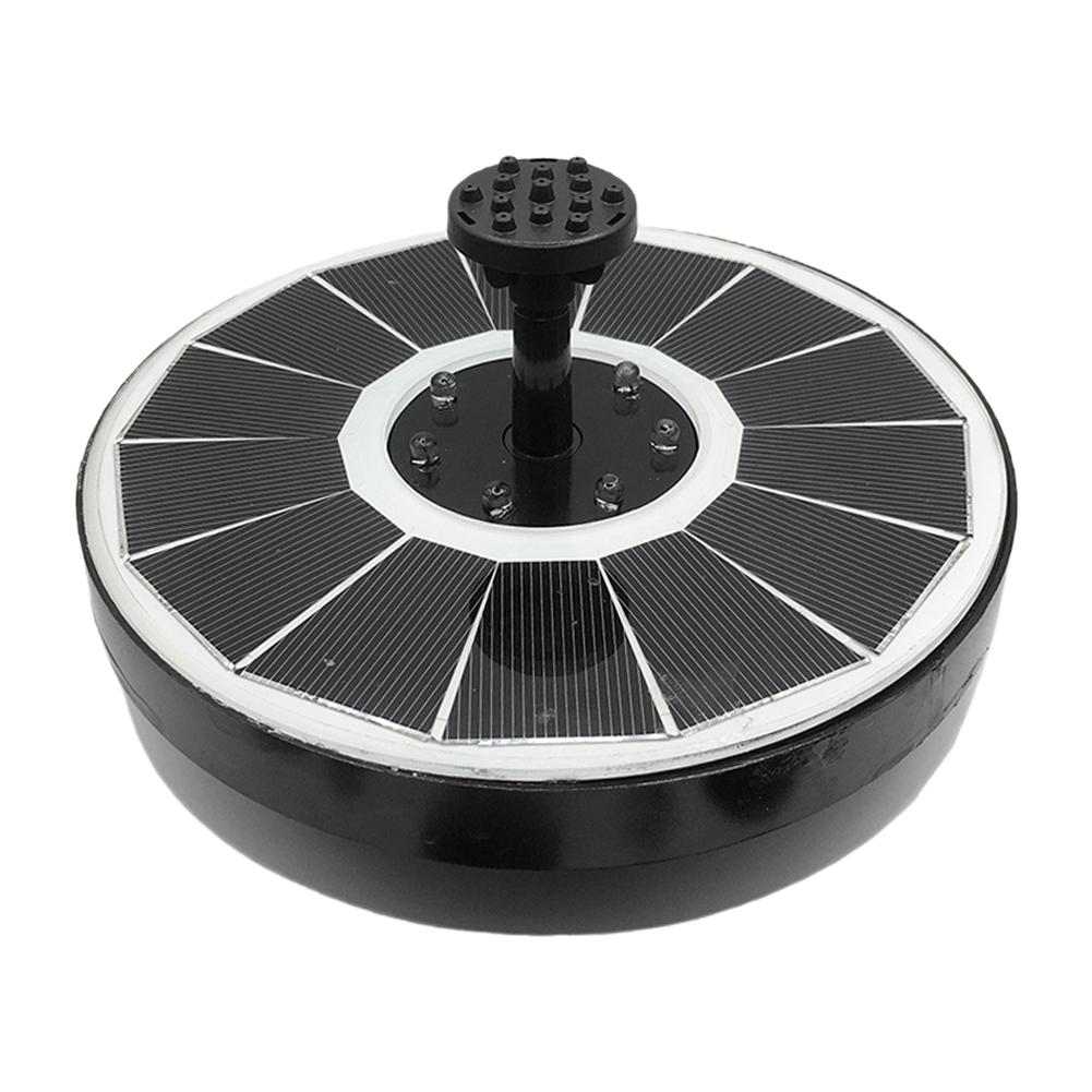 

3.5W Waterfall Fountain 240L/H Solar Water Fountain LED Colorful Light Solar Powered Fountain for Outdoor Birdbath Pond Pool