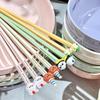 Premium Alloy PVC Chopsticks Feature Nonslip Grip And High Temperatures Resistance For Adults Kids Family Meals
