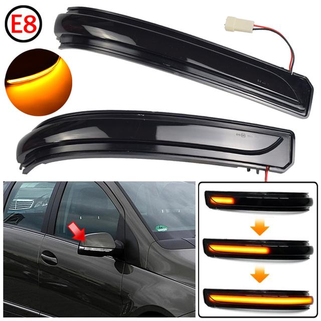 LED Flashing Turn Singal Light Side For Mercedes Benz A B Class W169 W245 2007-2011 2012 Repeater Lamp Dynamic Indicator
