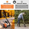 65CC Gas Leaf Blower, 2 Stroke Backpack Gas Blower for Lawn Care, 6800KW Gasoline Grass Lawn Blower Air Cooling for Clearing