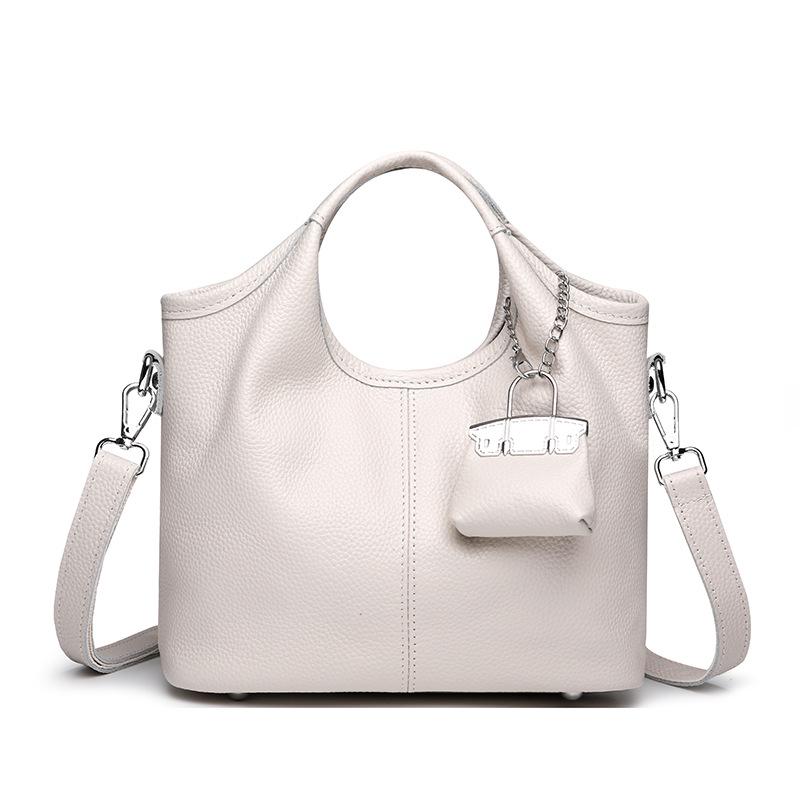 

Женская повседневная сумка кроссбоди в корейском стиле 2025: Новый Дизайн Высококлассной Модной Овощной Корзины грязно-белый