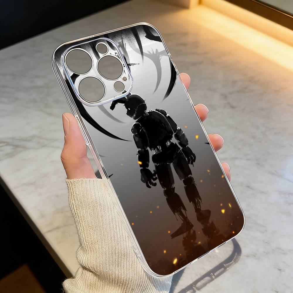 

F-Five N-Nights at Freddy s FNAF Чехол для телефона Для iPhone 17 16 15 14 13 12 11 Mini Pro Max Plus Прозрачный чехол iPhone14Plus