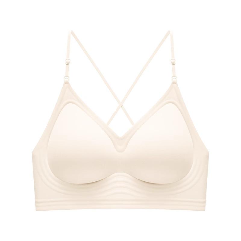 

Halter U-Shape Backless Bra for Women – Padded, Adjustable, Invisible Thin Straps, Ideal for Small Chests, Summer Wear. Extra Large (38/85AB)