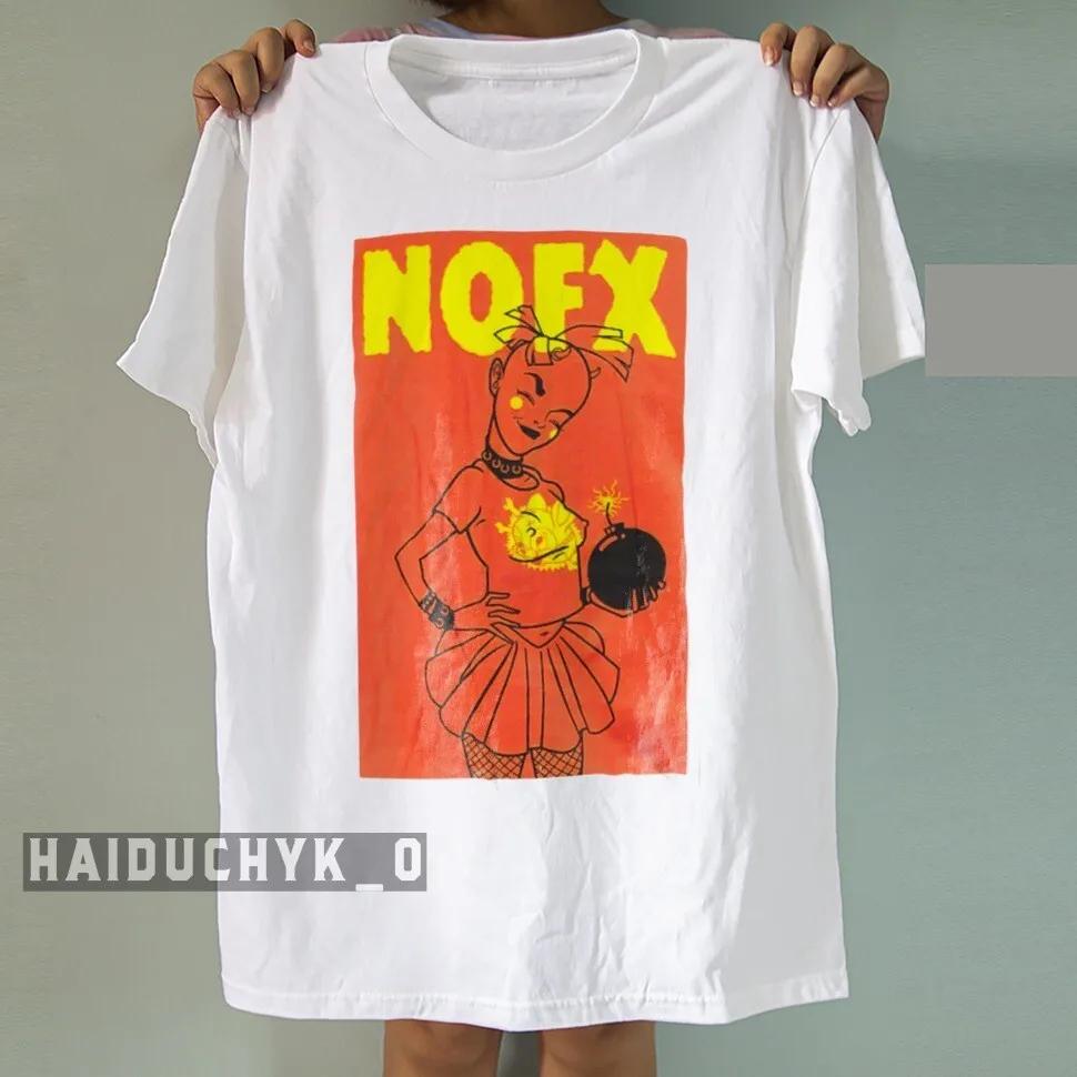 Nofx Punk Rock Hardcore Unisex White Tshirt Size S5xl