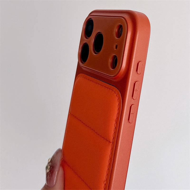 17-in-1 Down Jacket Phone Case for iPhone 14, 15, 16 Pro Max – Ideal for Global Use